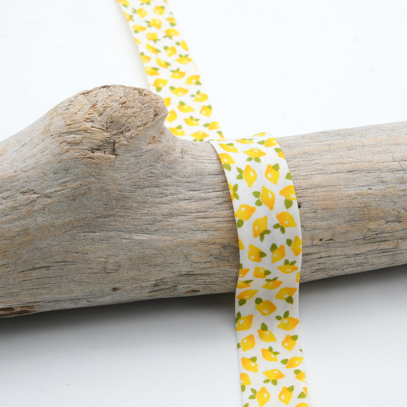 18MM Lemon Flower Bias Tape